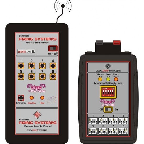 Kablosuz Volkan Ateşleyici ve Kumanda Seti