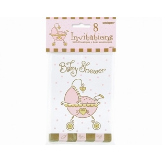 Baby Pink Joy Davetiye