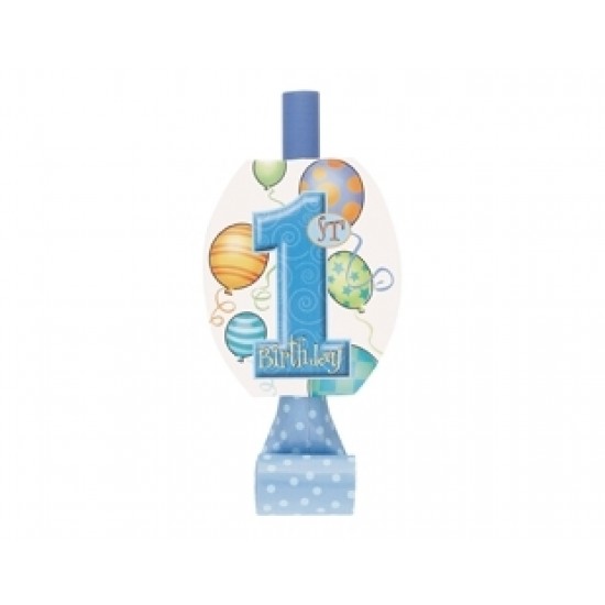 8 Adet First Birthday Balloons Blue Kaynana Dili