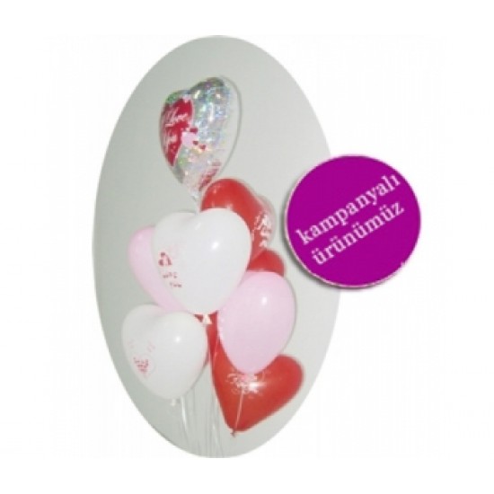 I Love You Uçan Balon Demeti 2