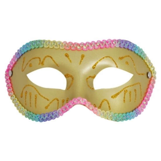 Karışık Kontür Süslemeli Maske 3