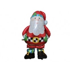 Paket Taşıyan Noel Baba Air Walker Folyo Balon