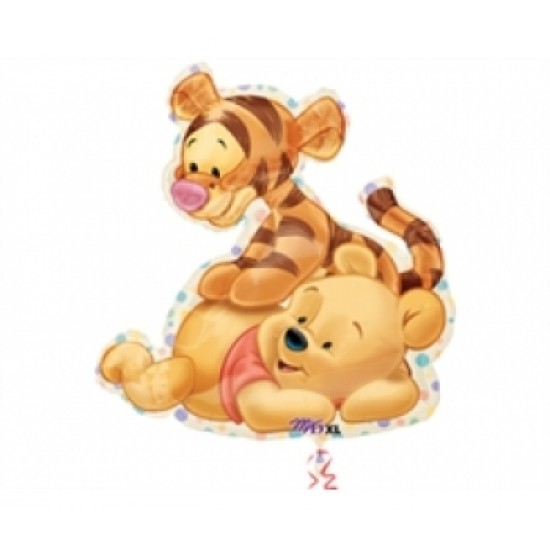 SuperShape Baby Tiger Ve Pooh Folyo Balon