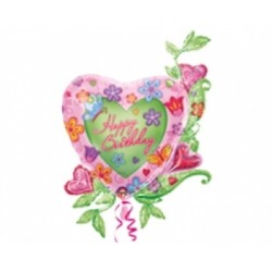 Supershape Garden Birthday Folyo Balon