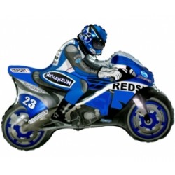 SuperShape Mavi Motor Folyo Balon