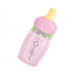 Supershape Baby Bottle Girl Folyo Balon