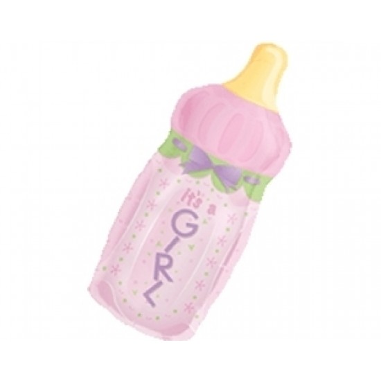 Supershape Baby Bottle Girl Folyo Balon