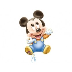 Supershape Mickey Baby Boy Paketli Folyo Balon
