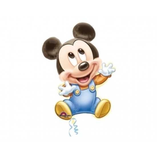 Supershape Mickey Baby Boy Paketli Folyo Balon