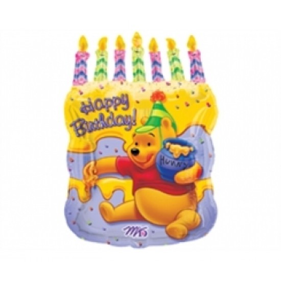 SuperShape Winnie The Pooh Doğum Günü Pastası Balon